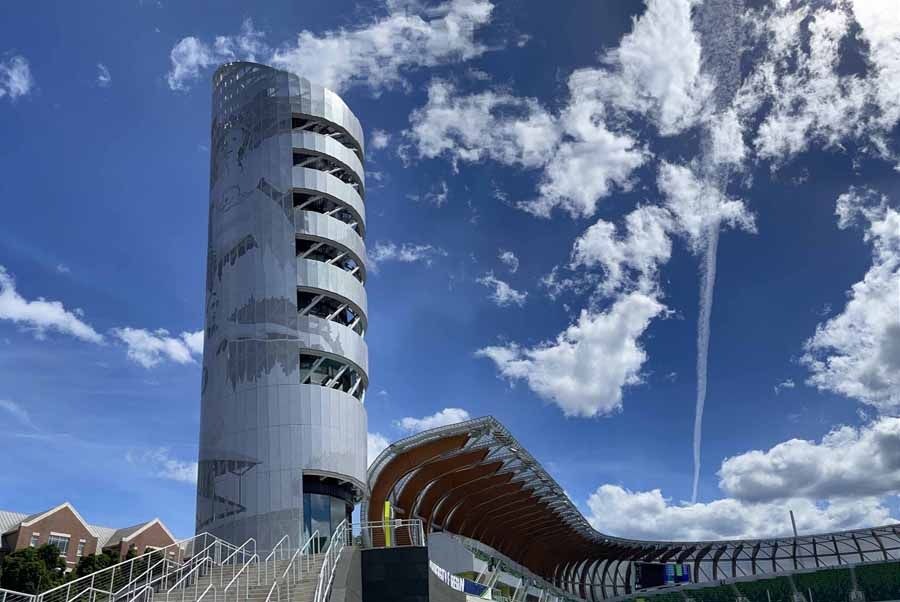 Curved Steel at the Forefront of Construction at the University of Oregon